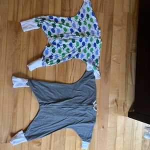 Sleeping Baby cotton flying squirrel sleep suits-lot of 2